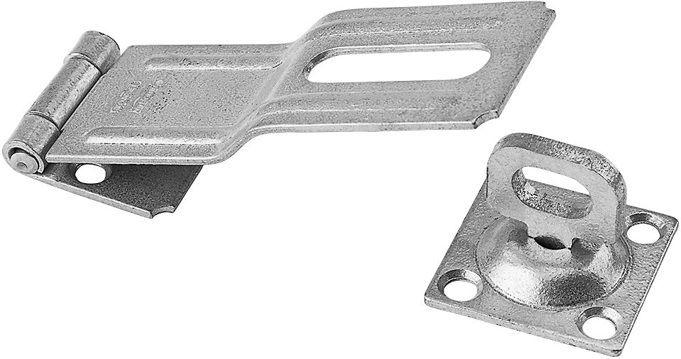 National Hardware N103-069 V32 Swivel Staple Safety Hasp, 4-1/2", Galvanized