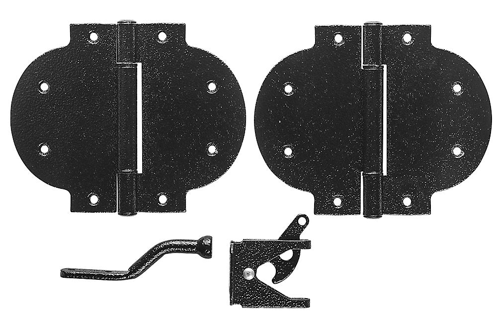 National Hardware N109-019 V8415 Arched Gate Kit, Black, Steel