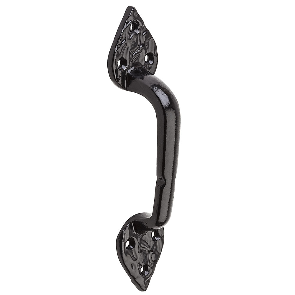 National Hardware N109-023 (V8) Spear Gate Pull, Black, 8"