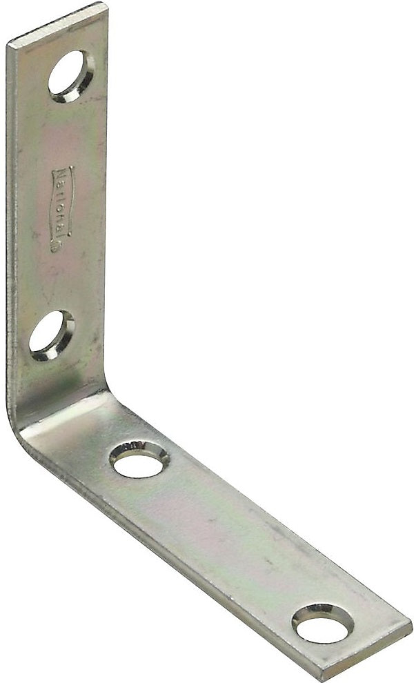 National Hardware N113-233 V115 Flat Corner Brace, 2-1/2" x 5/8", Zinc Plated