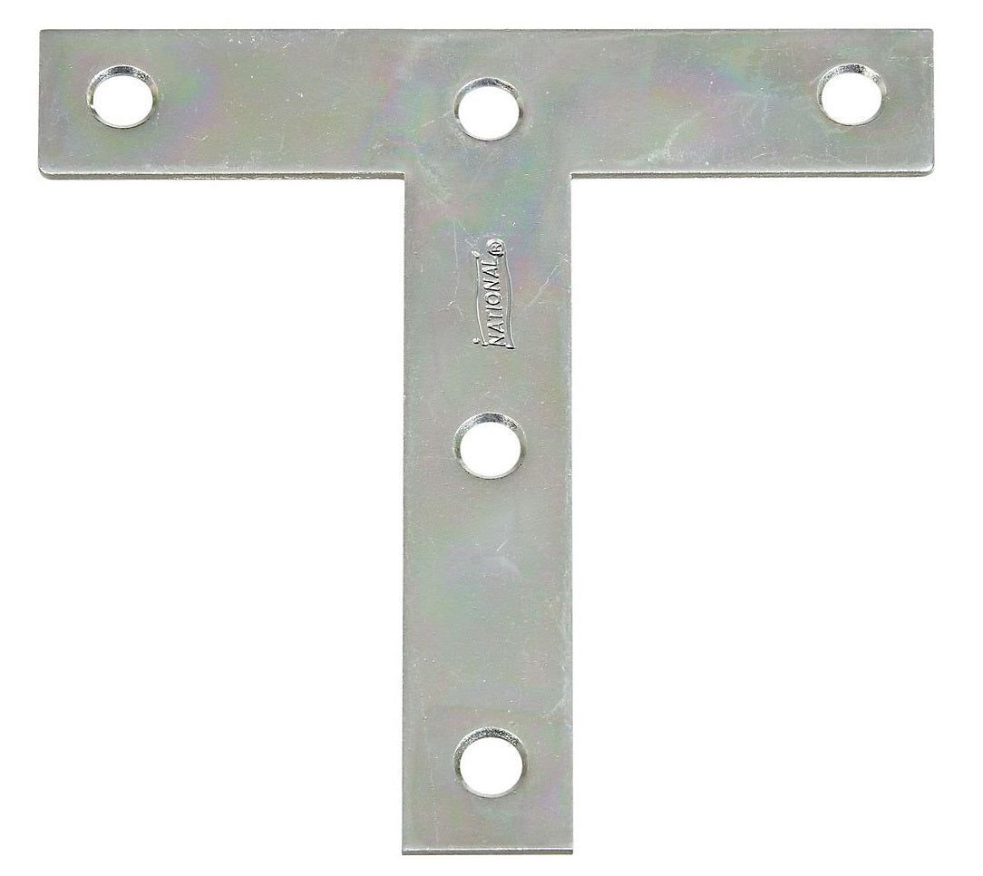National Hardware N113-753 V116 T Plate, 4" x 4" , Zinc plated