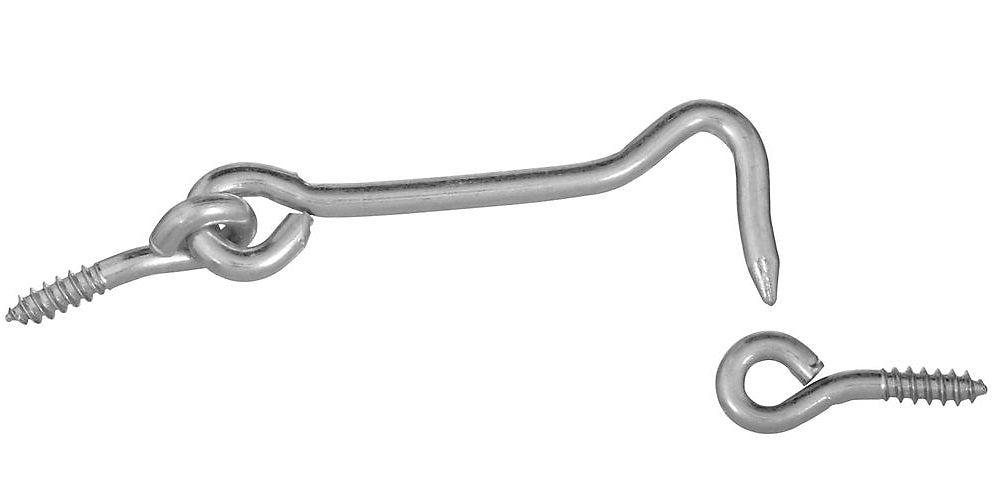 National Hardware N117-994 V2000 Hook & Eye, 3", Zinc Plated