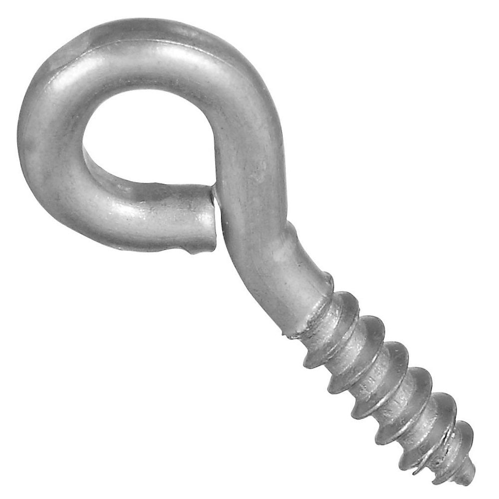 National Hardware N118-471 V2010 Small Screw Eye, Steel, 15/16"