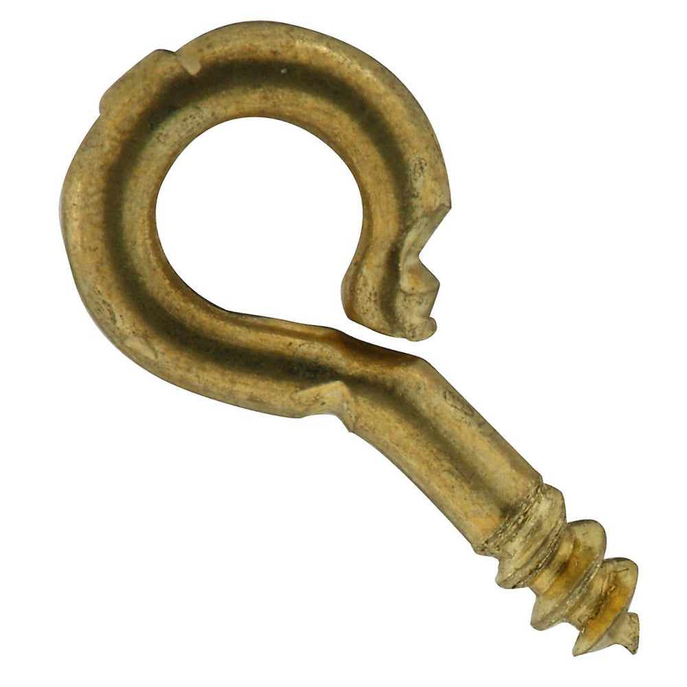 National Hardware N118-620 V2011 Small Screw Eye, Solid Brass, 5/8"