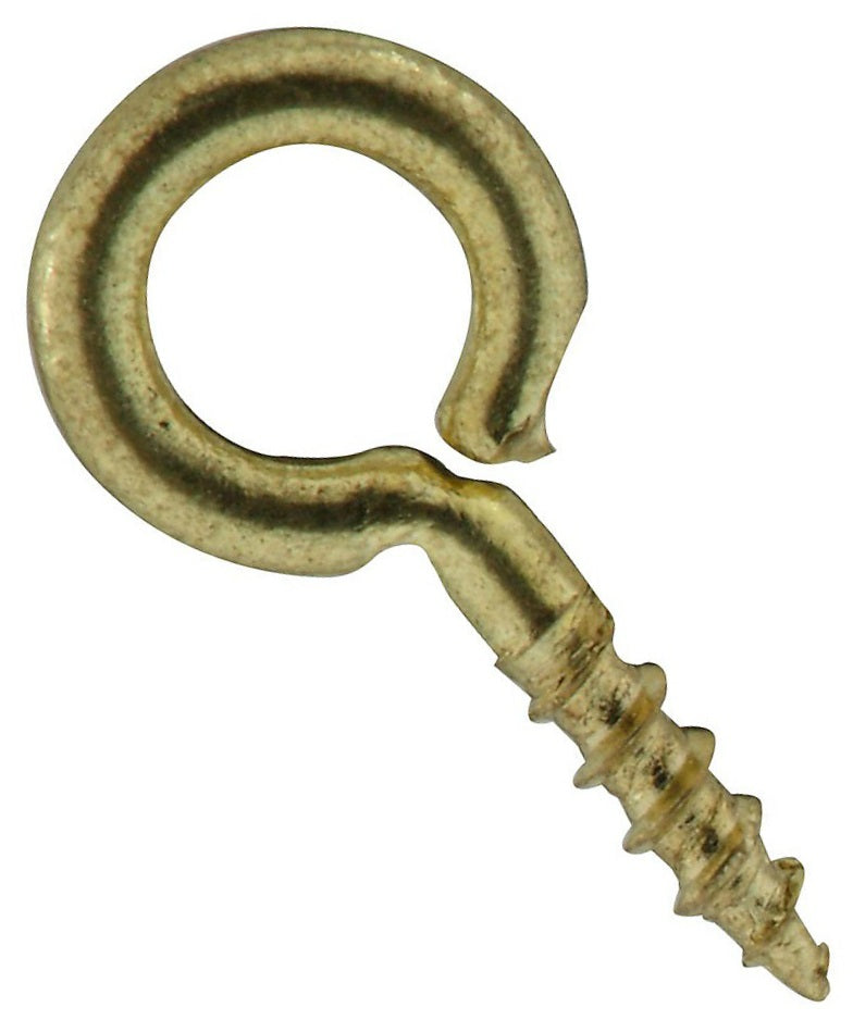 National Hardware N118-687  V2011 Small Screw Eye, Solid Brass, 15/32"