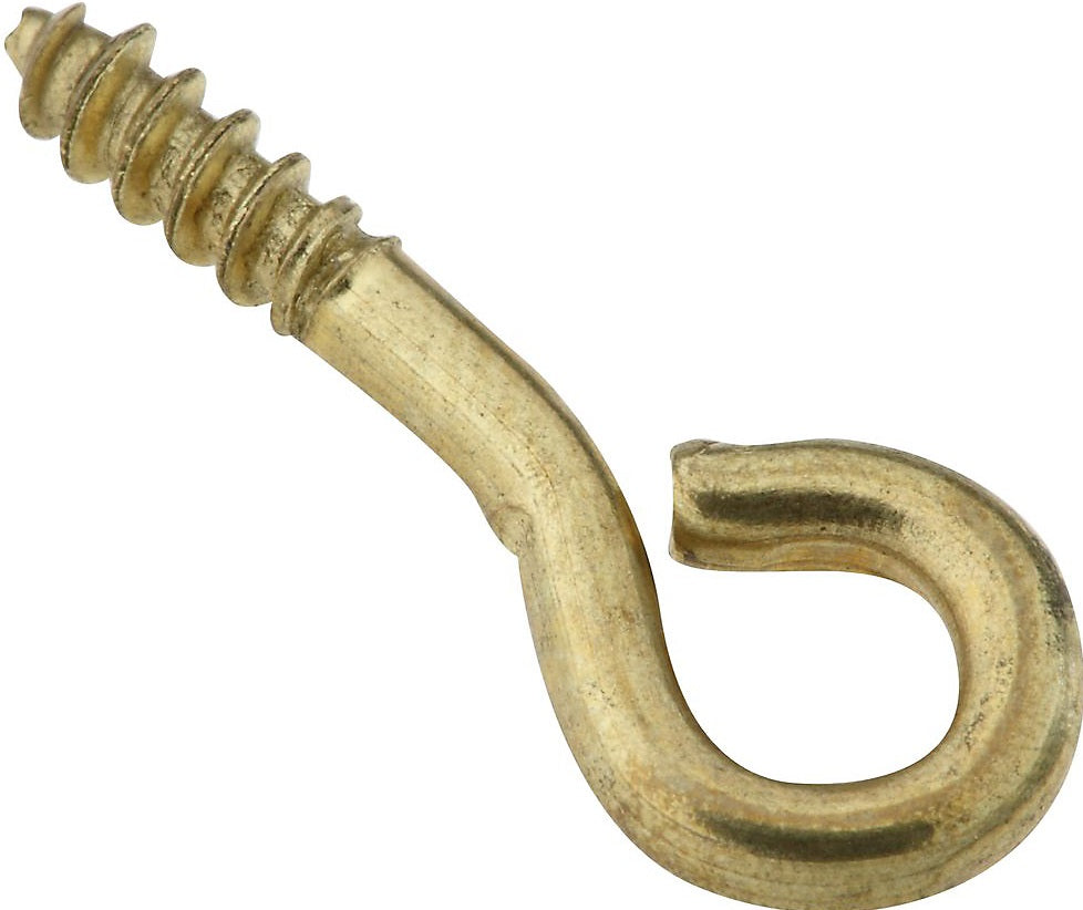 National Hardware N118-737 V2011 Small Screw Eye, #214, 13/16", Solid Brass