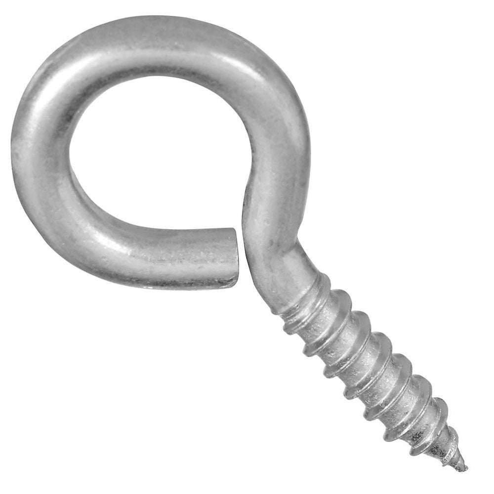 National Hardware N119-198 V2014 Large Screw Eye, Steel, #4, 2-3/16"