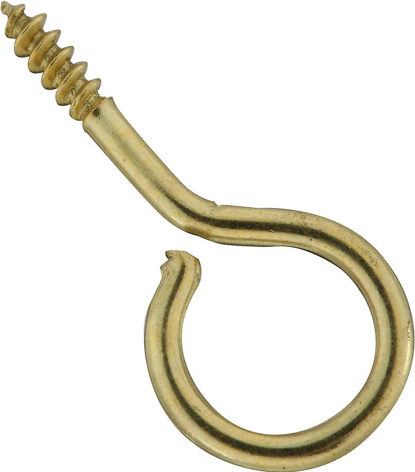 National Hardware N119-321 V2015 Large Screw Eye, #14, 1-1/16", Solid Brass