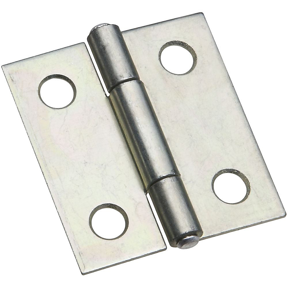 National Hardware N146-043 Zinc-Plated Door Hinge, 1-1/2 in. L, 2 Pk