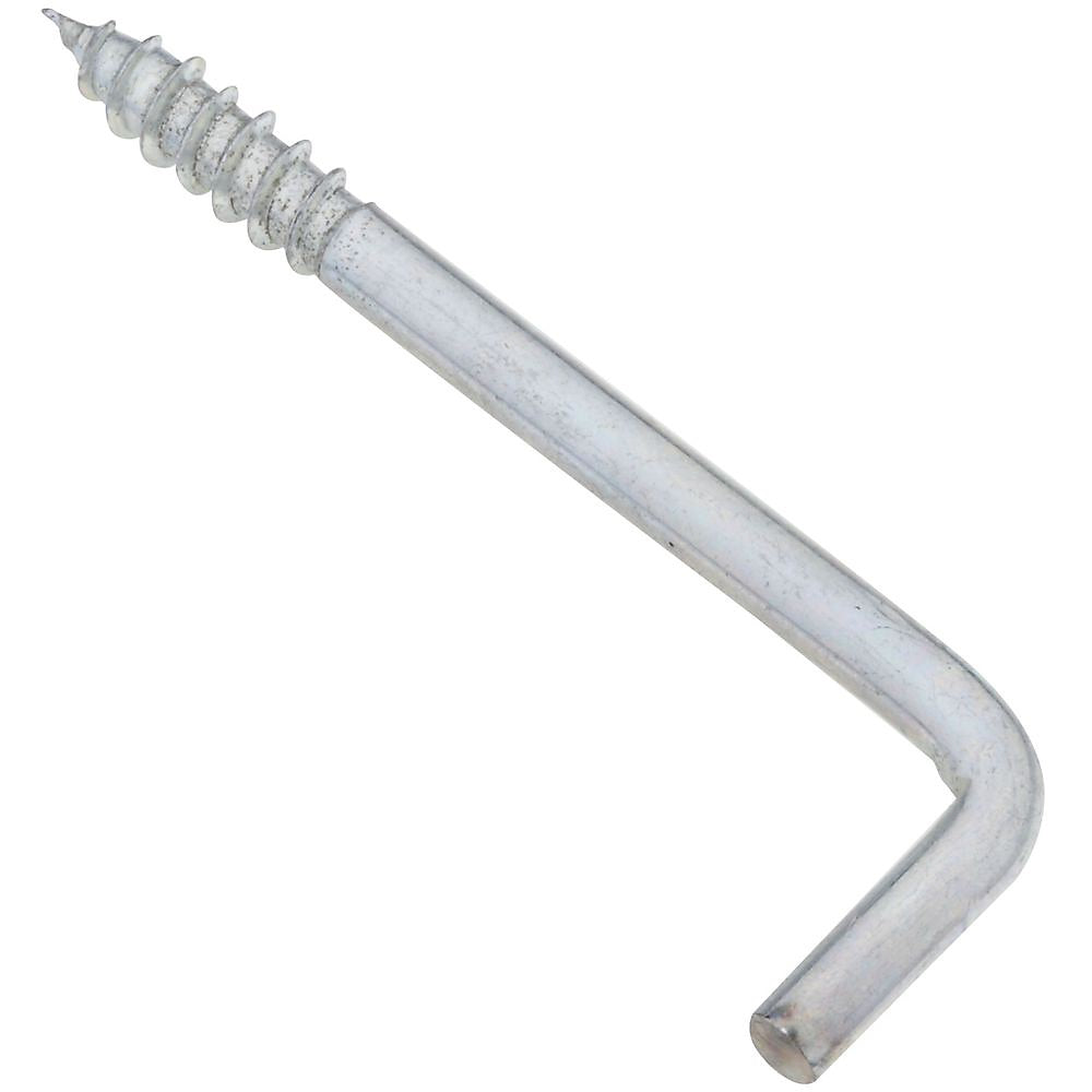 National Hardware N120-287 V2030 Square Bent Hook, #104, 3-1/16", Zinc plated