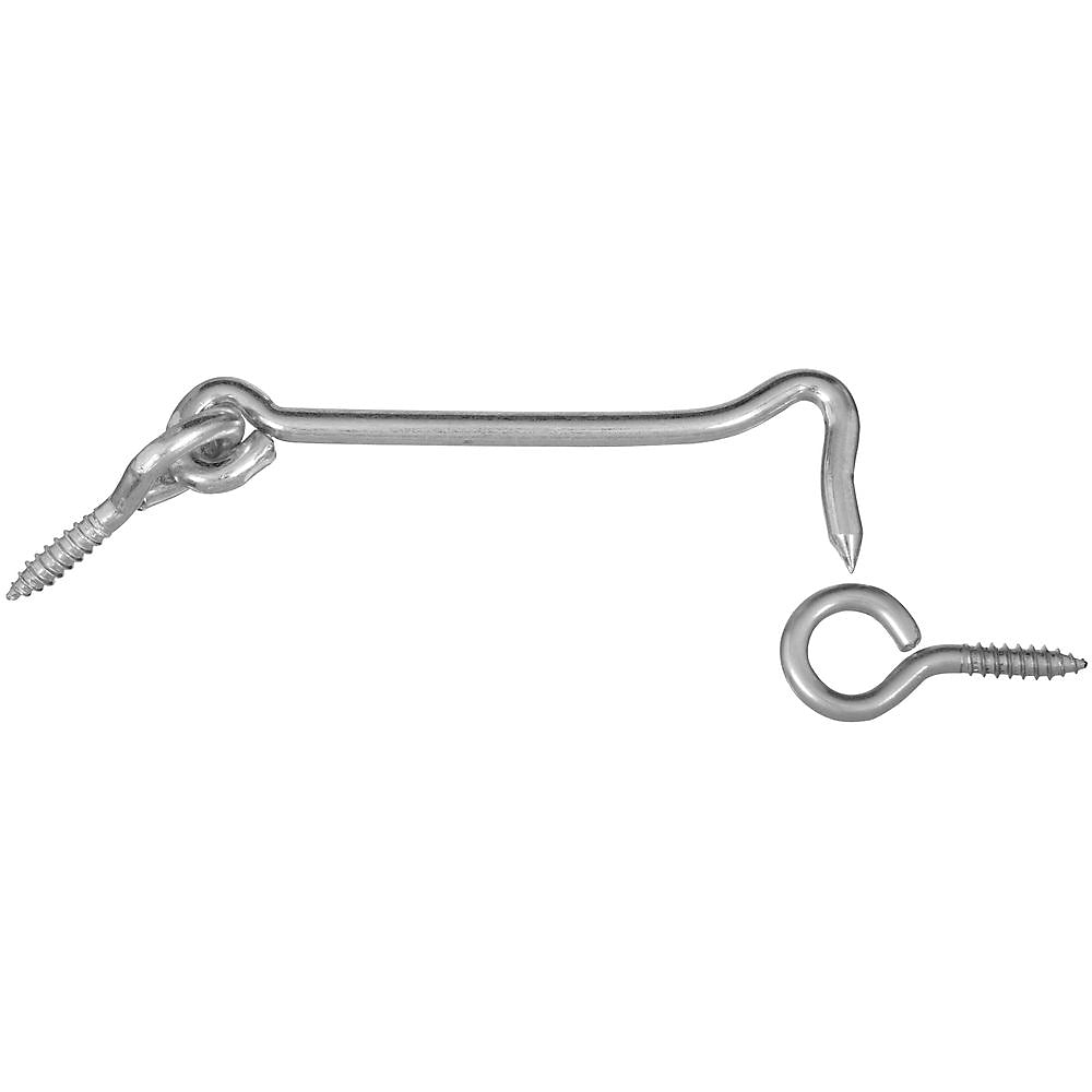 National Hardware N122-358 V2106 Gate Hooks, Zinc plated, 6"