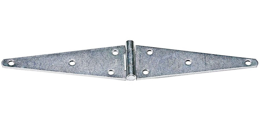 National Hardware N127-878 Heavy Strap Hinge, 10", Zinc Plated