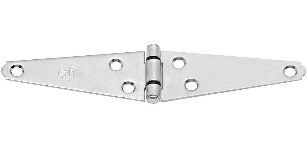 National Hardware N127-969 Heavy Strap Hinge, 4", Zinc Plated