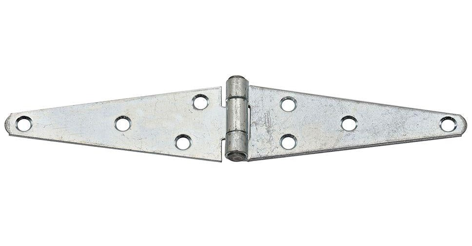 National Hardware N128-017 Heavy Duty Strap Hinge, Hot Rolled Steel, Zinc Plated