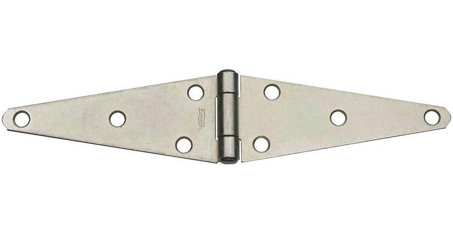 National Hardware N128-074 Heavy Strap Hinge, 6", Zinc Plated