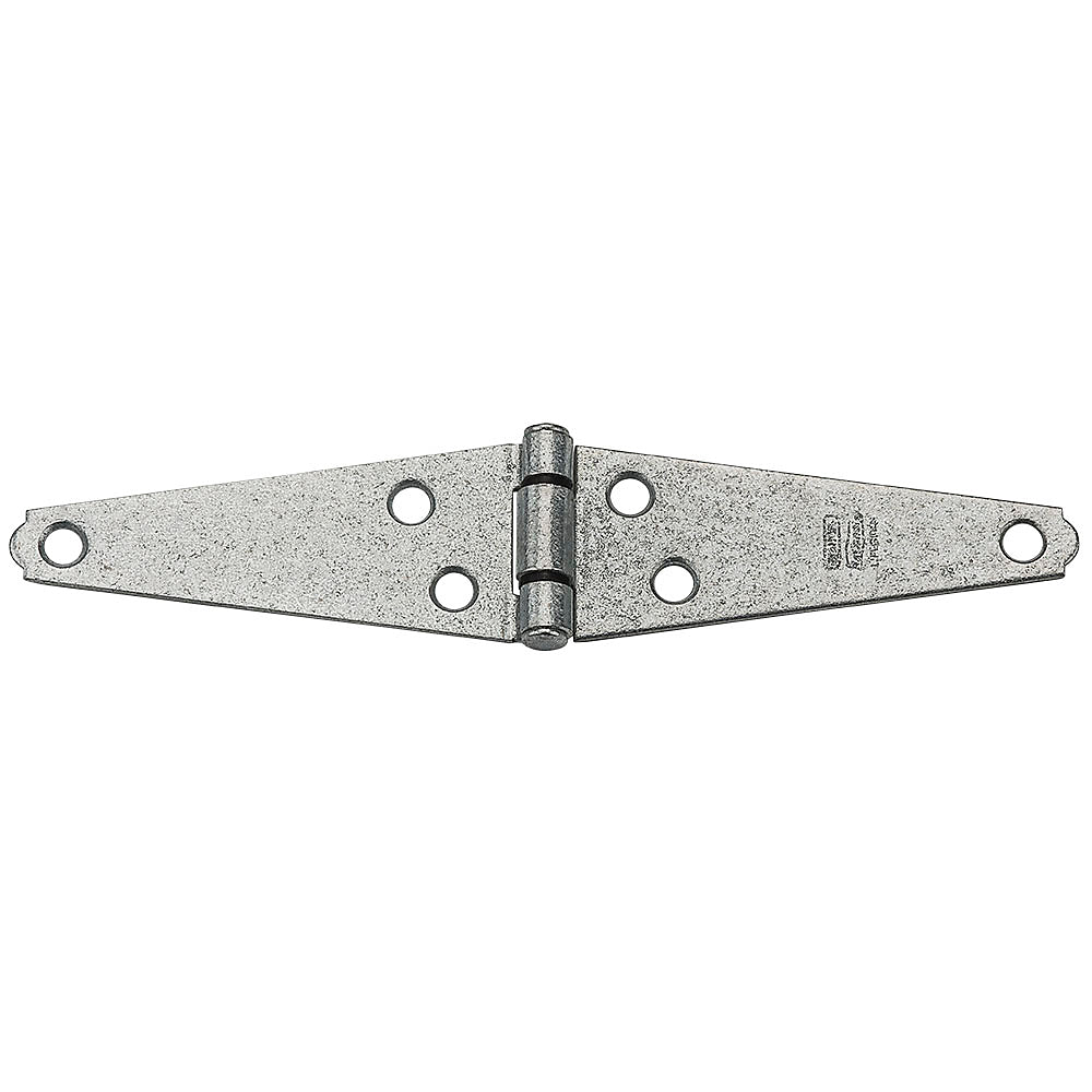 National Hardware N128-256 (V282) Heavy Strap Hinges, Galvanized, 4"