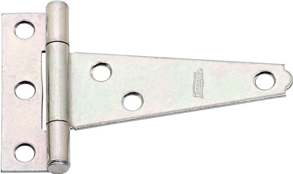 National Hardware N128-504 284BC Flush/Full Inset Light T Hinge, 3", Zinc Plated