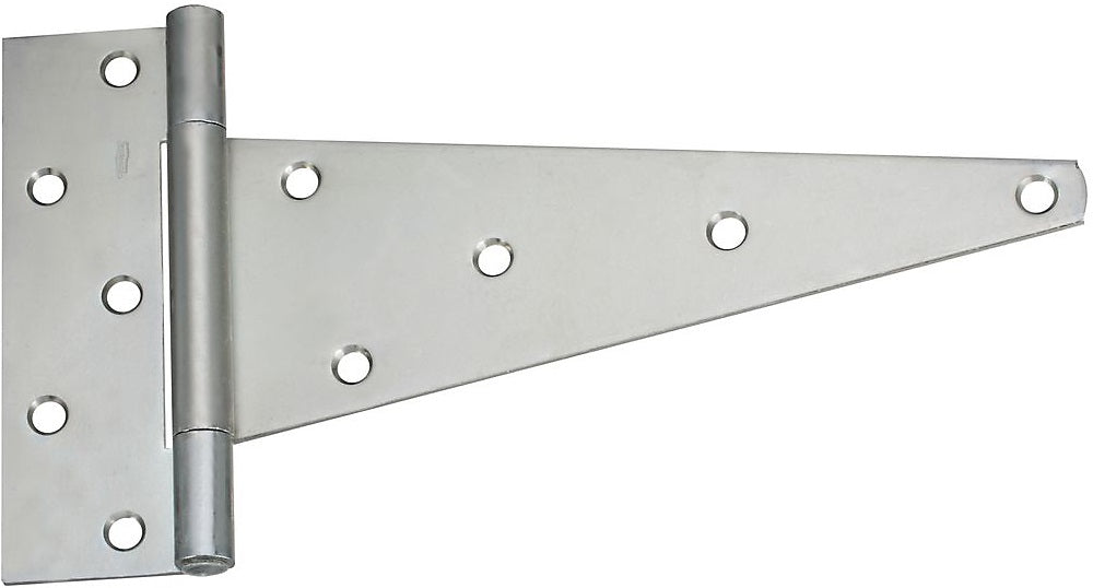 National Hardware N128-959 286BC Extra Heavy Flush/Full Inset T Hinge, 12", Zinc Plated