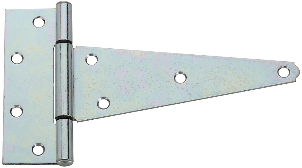 National Hardware N129-221 Extra Heavy T-Hinge, 8", Zinc Plated