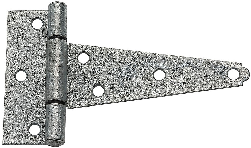 National Hardware N129-403 Extra Heavy Duty T Hinges, 5", Galvanized