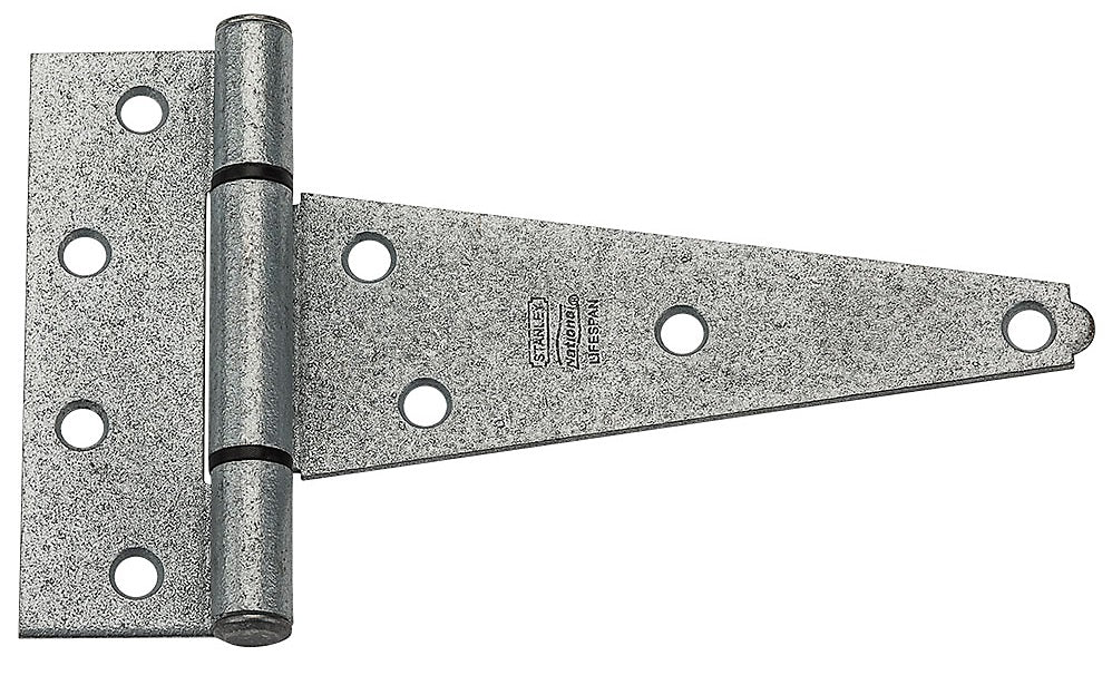 National Hardware N129-452 286 Extra Heavy T Hinges, 6", Galvanized