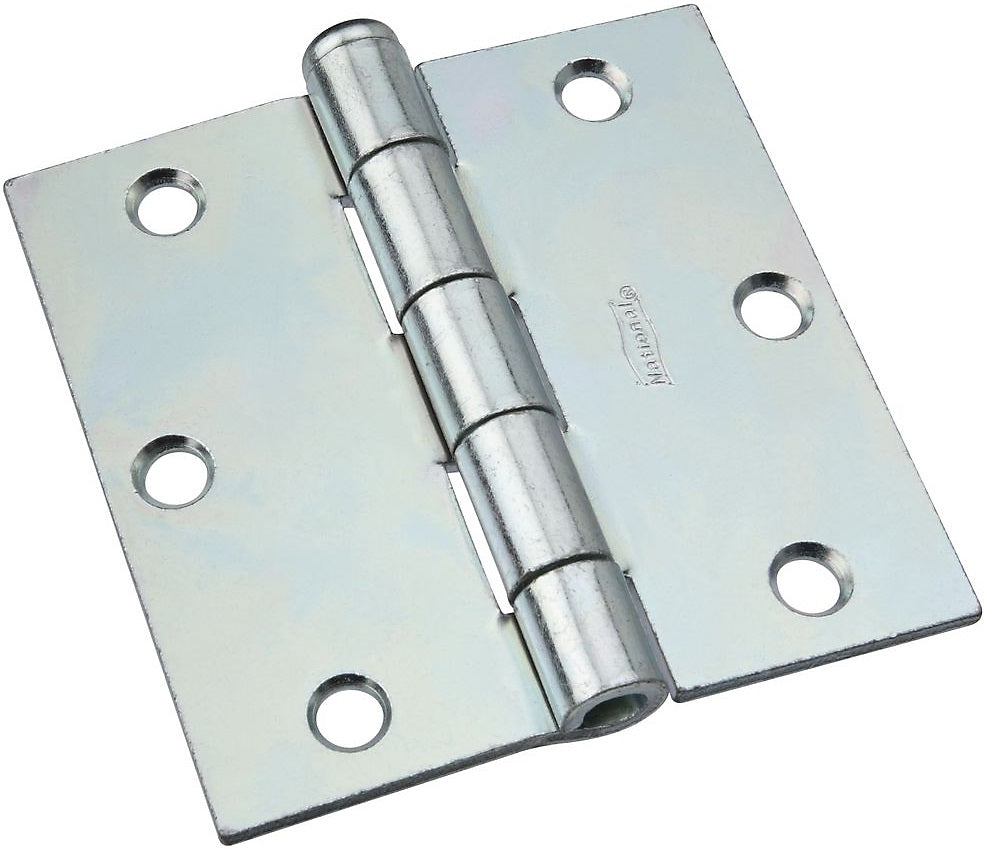 National Hardware N139-915 504BC Removable Pin Broad Hinges, 3-1/2", Zinc plated