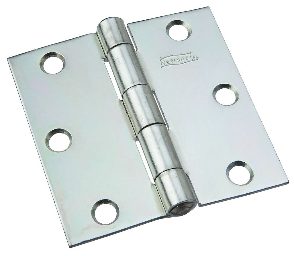 National Hardware N140-509 Non-Removable Pin Hinge, 3", Zinc plated