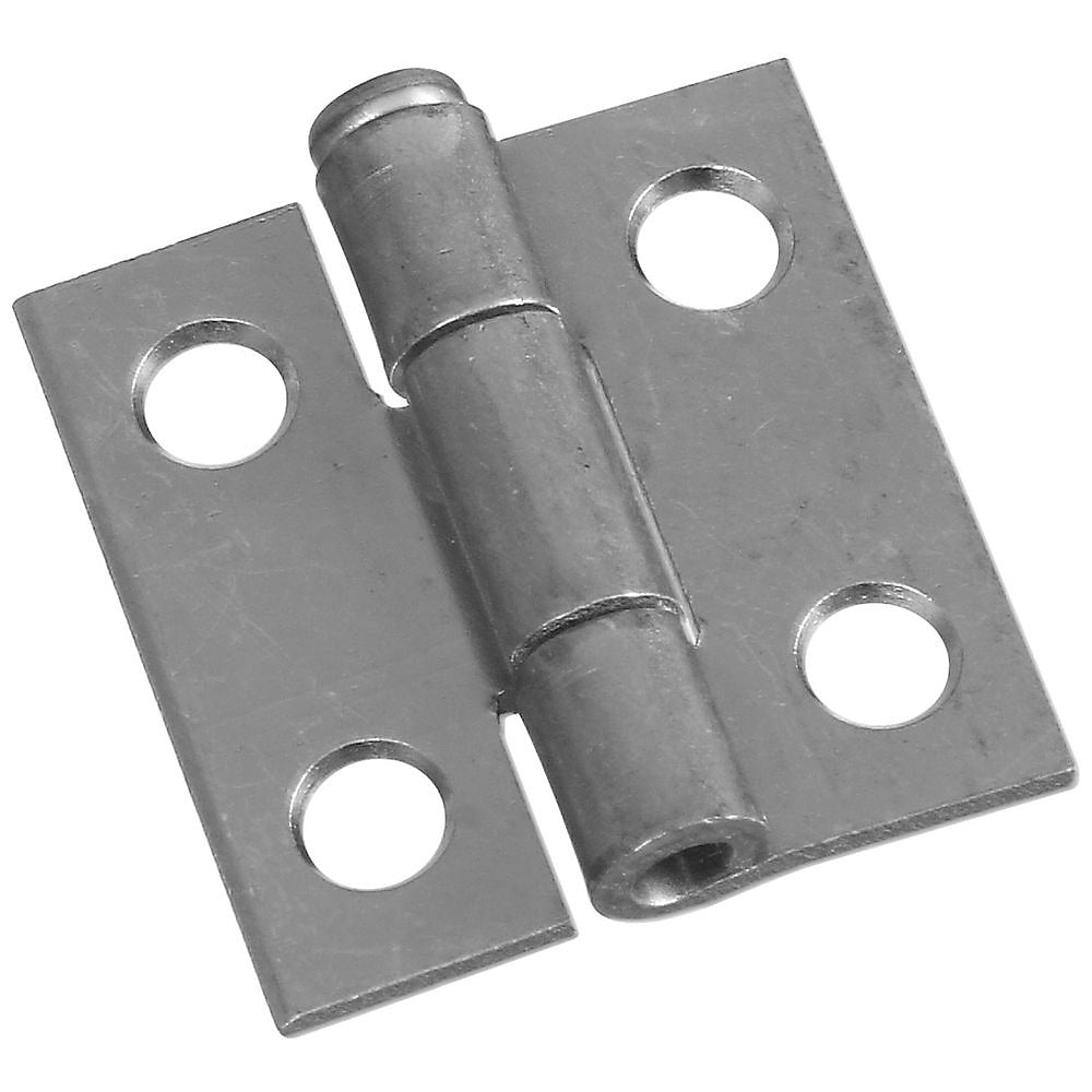 National Hardware N141-606 V508 Full Mortise Narrow Hinge, 1"
