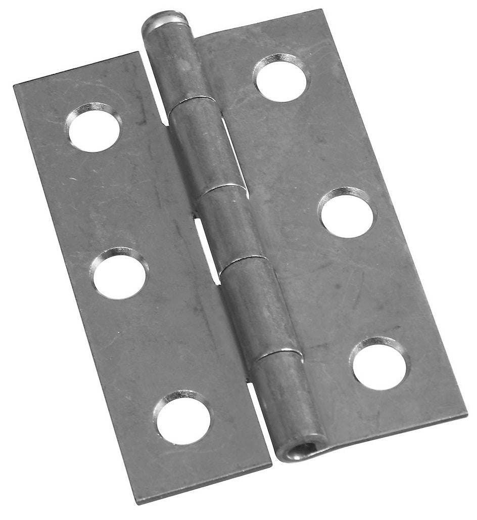 National Hardware N141-945 V508 Full Mortise Narrow Hinge, 2-1/2", Zinc plated