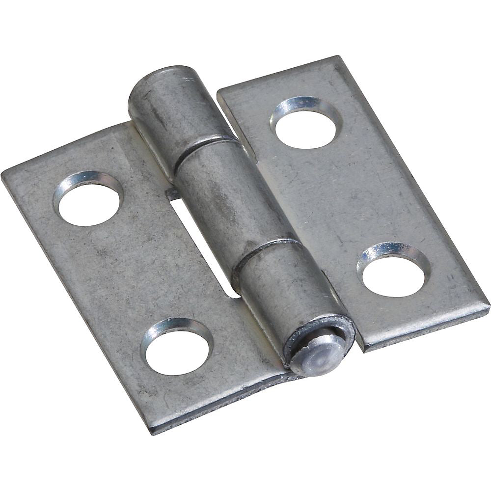National Hardware N145-912 518 Non-Removable Pin Hinges, Zinc plated, 1"