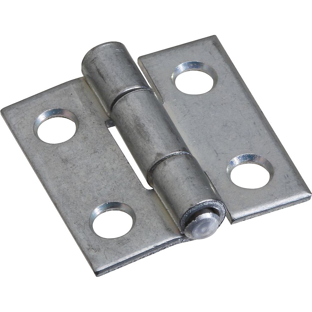 National Hardware N145-912 518 Non-Removable Pin Hinges, Zinc plated, 1"