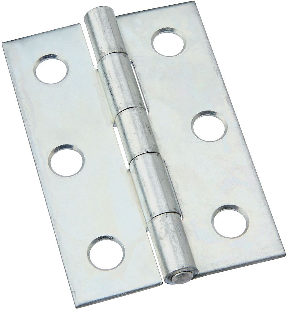 National Hardware N146-241 Non-Removable Pin Hinge 2-1/2", Zinc Plated