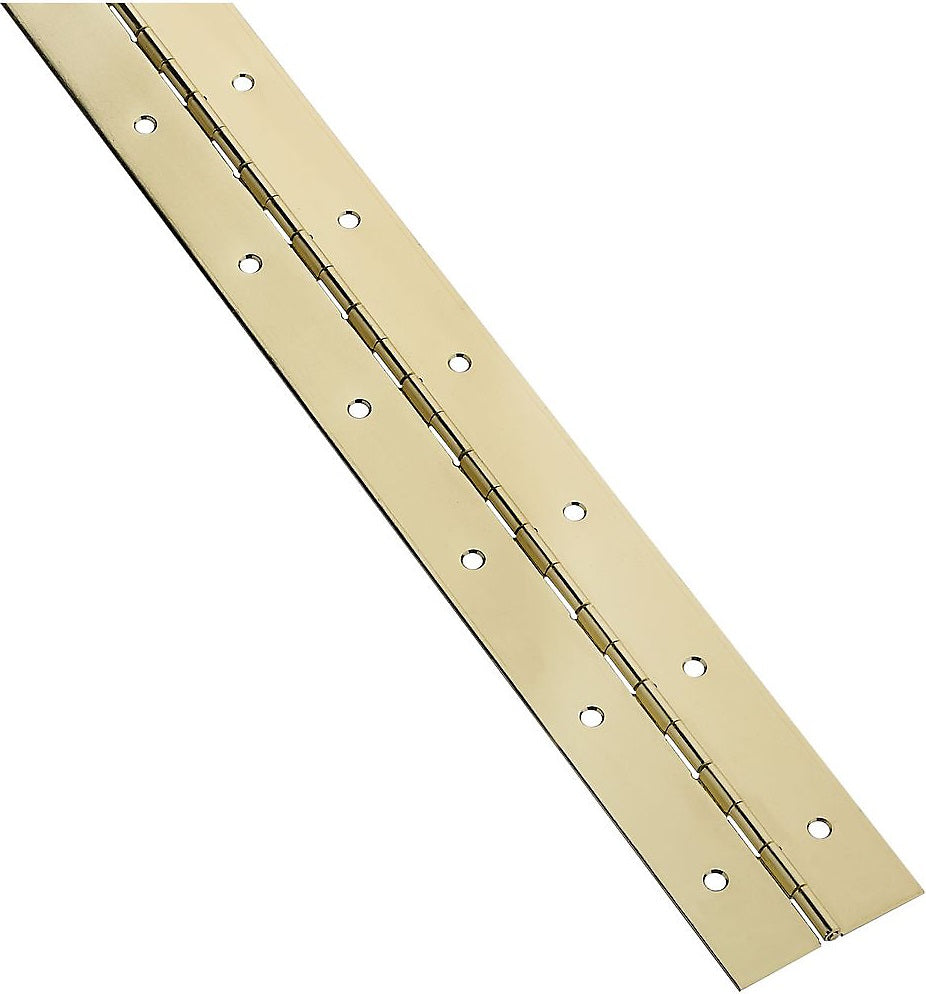 National Hardware N148-254 V570 Flush/Full Inset Continuous Hinge, 2" x 30", Brass