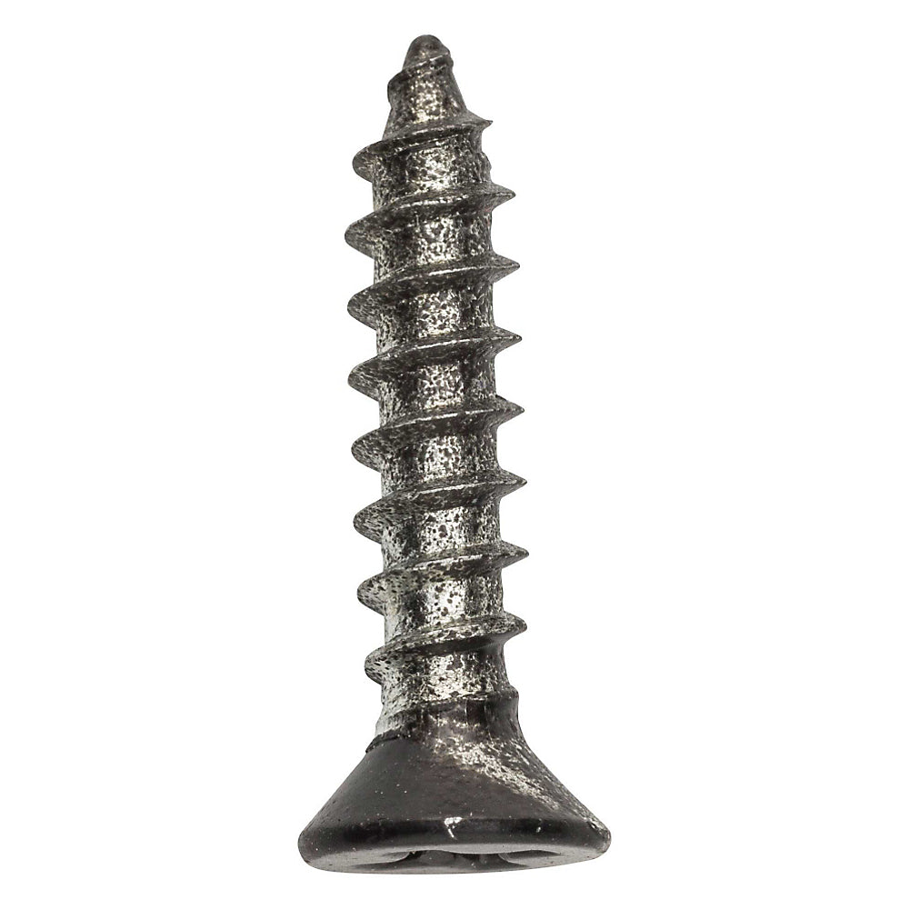 National Hardware N179-159 SCRFLT Phillips Flat Head Wood Screw, Black, #7 x 3/4"