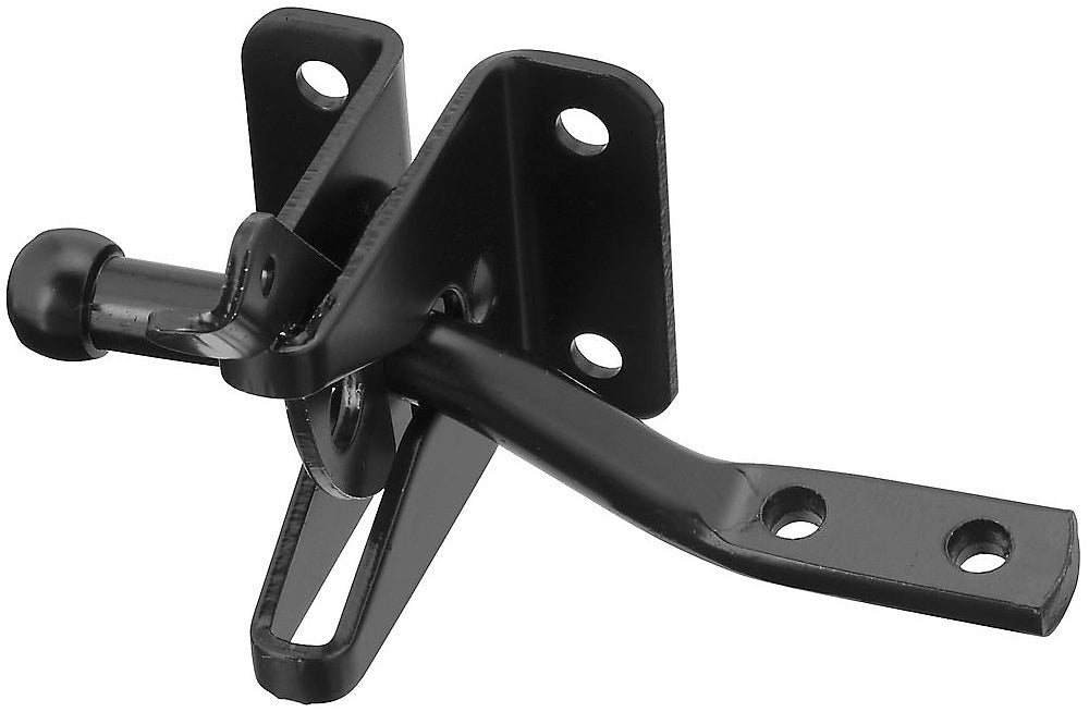 National Hardware N184-861 Automatic Gate Latche, Black