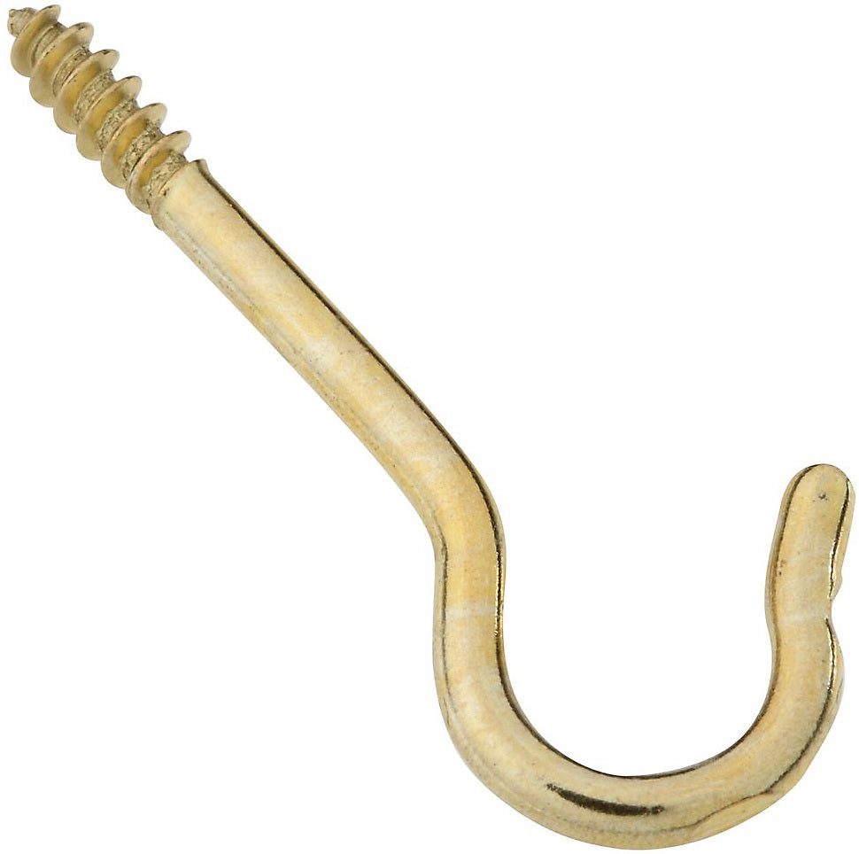 National Hardware N192-294 V2041 Ceiling Hook, Solid Brass