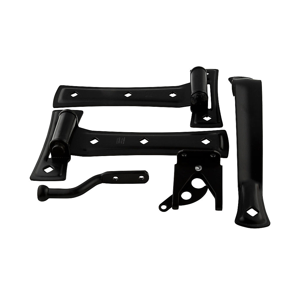 National Hardware N214-057 (DPV880) Contemporary Gate Kits, Black