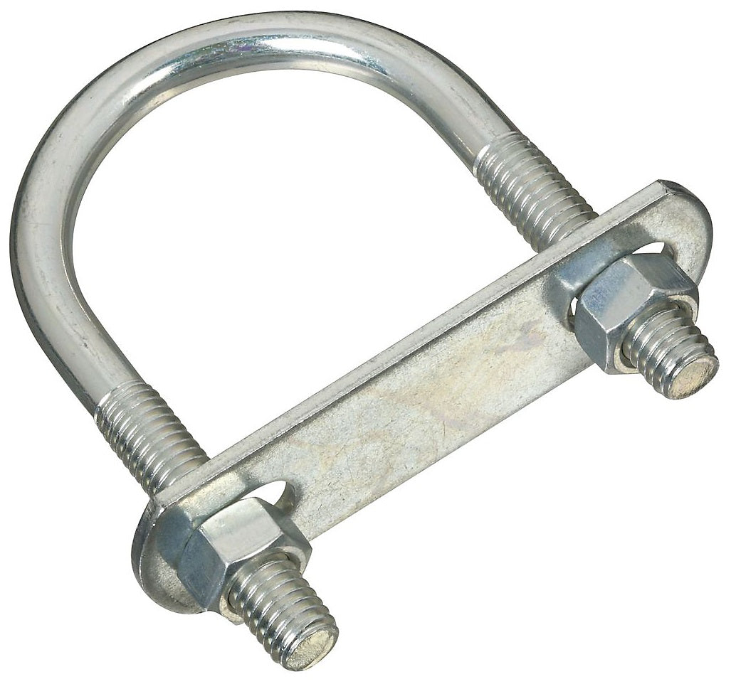 National Hardware N222-190 2190BC Round Bend U-Bolt, #632-3/8"x2"x3-1/2", Zinc plated