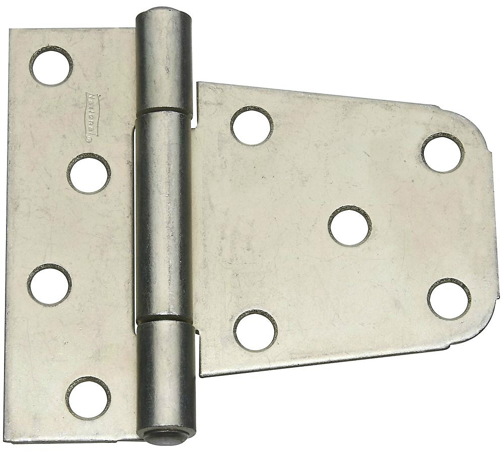 National Hardware N223-875 Extra Heavy Gate Hinge, Zinc Plated, 3-1/2"