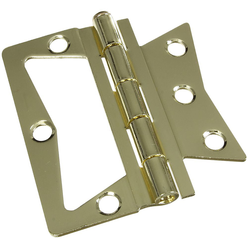 National Hardware N244-806 V535 Surface-Mounted Hinges, Brass, 3-1/2"