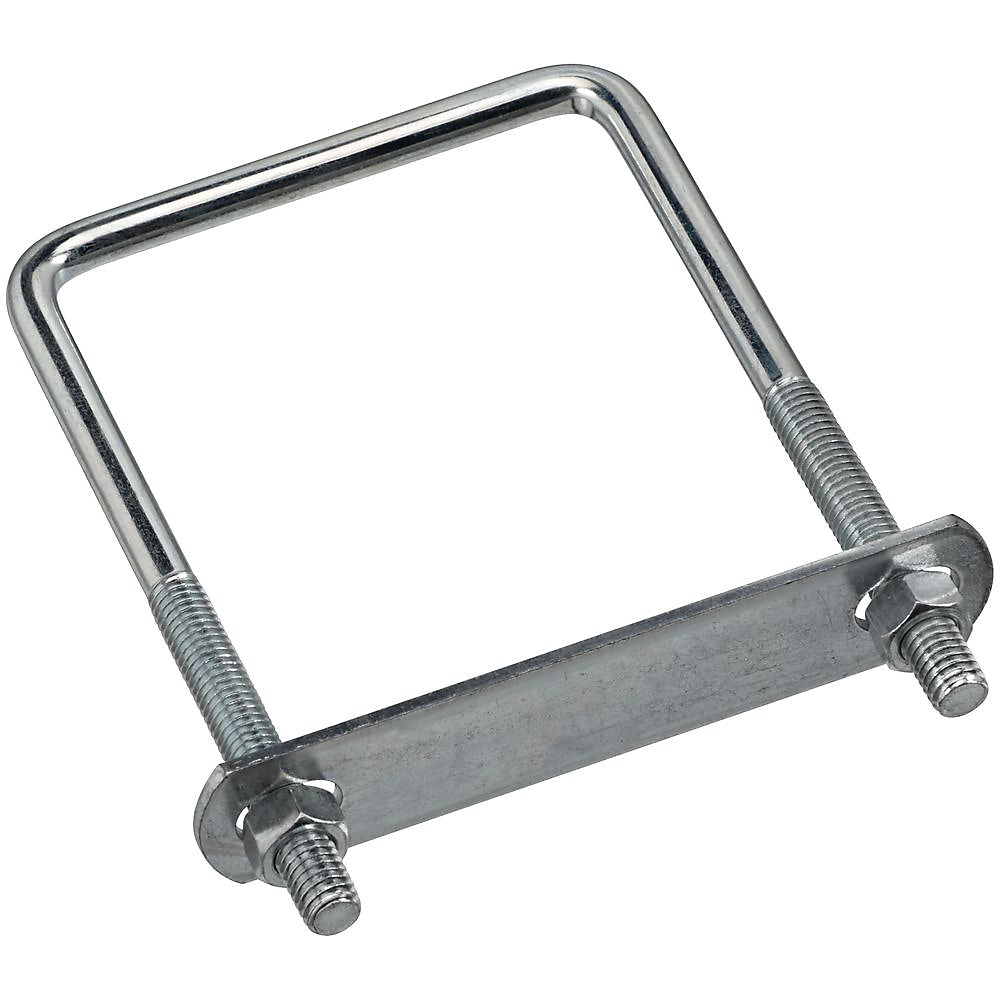 National Hardware N245-019  2192BC Lumber Size Square U-Bolt, 3/8" x 3-5/8" x 6", Zinc plated