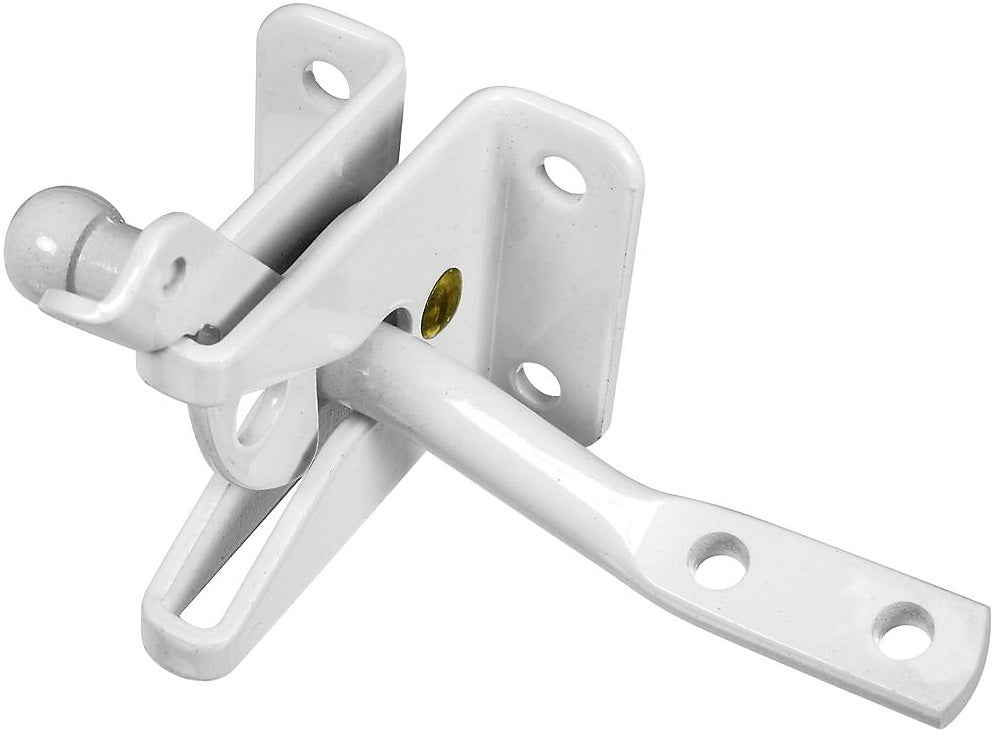 National Hardware N262-105 V21 Automatic Gate Latch, White