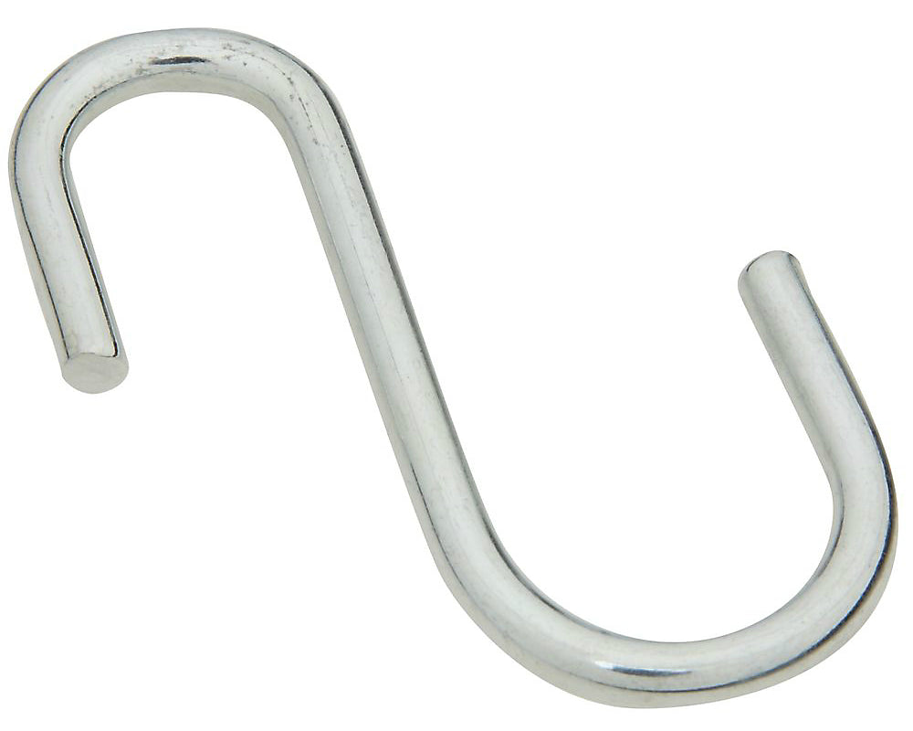National Hardware N263-582 Steel S-Hook, Zinc Plated