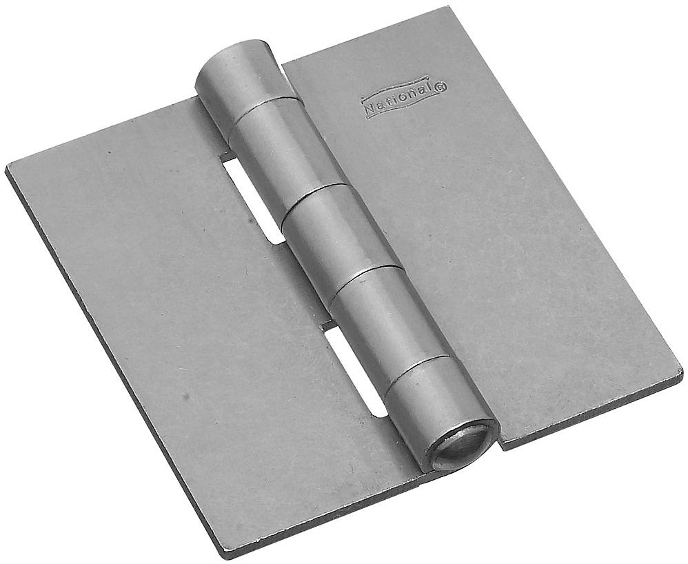 National Hardware N273-904 Door Hinge, 3", Plain Steel