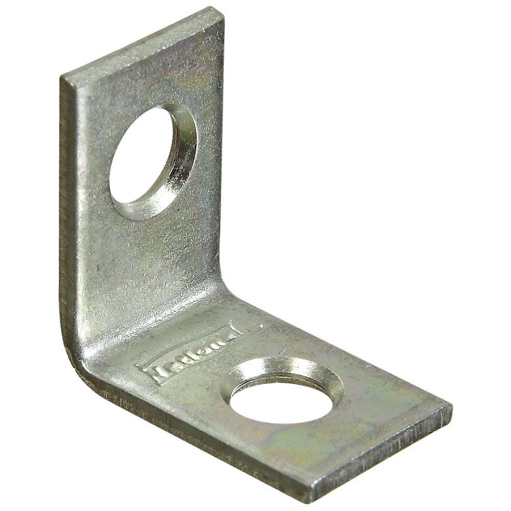 National Hardware N275-628 V115 Corner Braces, Zinc plated, 3/4" x 1/2"