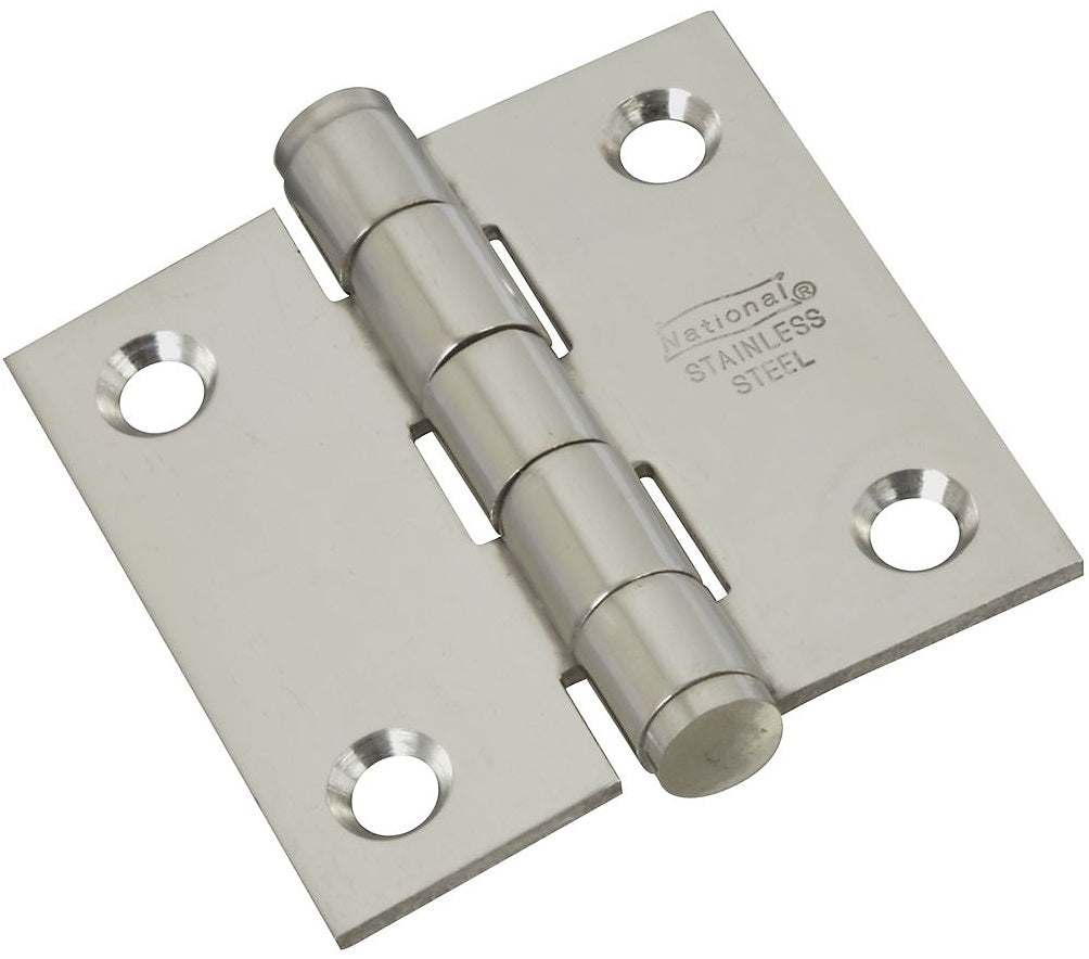 National Hardware N276-964 Door Hinge, Stainless Steel, 2"