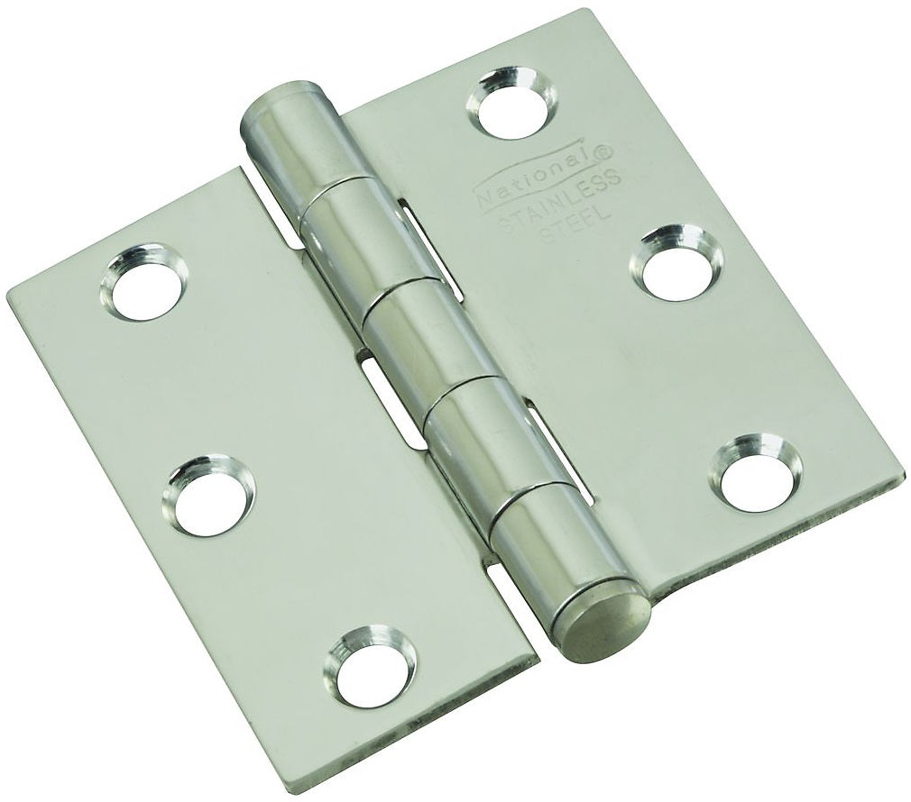 National Hardware N276-972 Door Hinge, Stainless Steel, 2-1/2"
