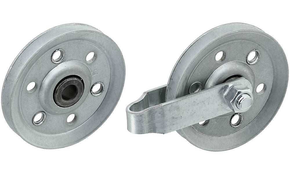 National Hardware N280-578 Door Pulley, Steel, Galvanized, 3"