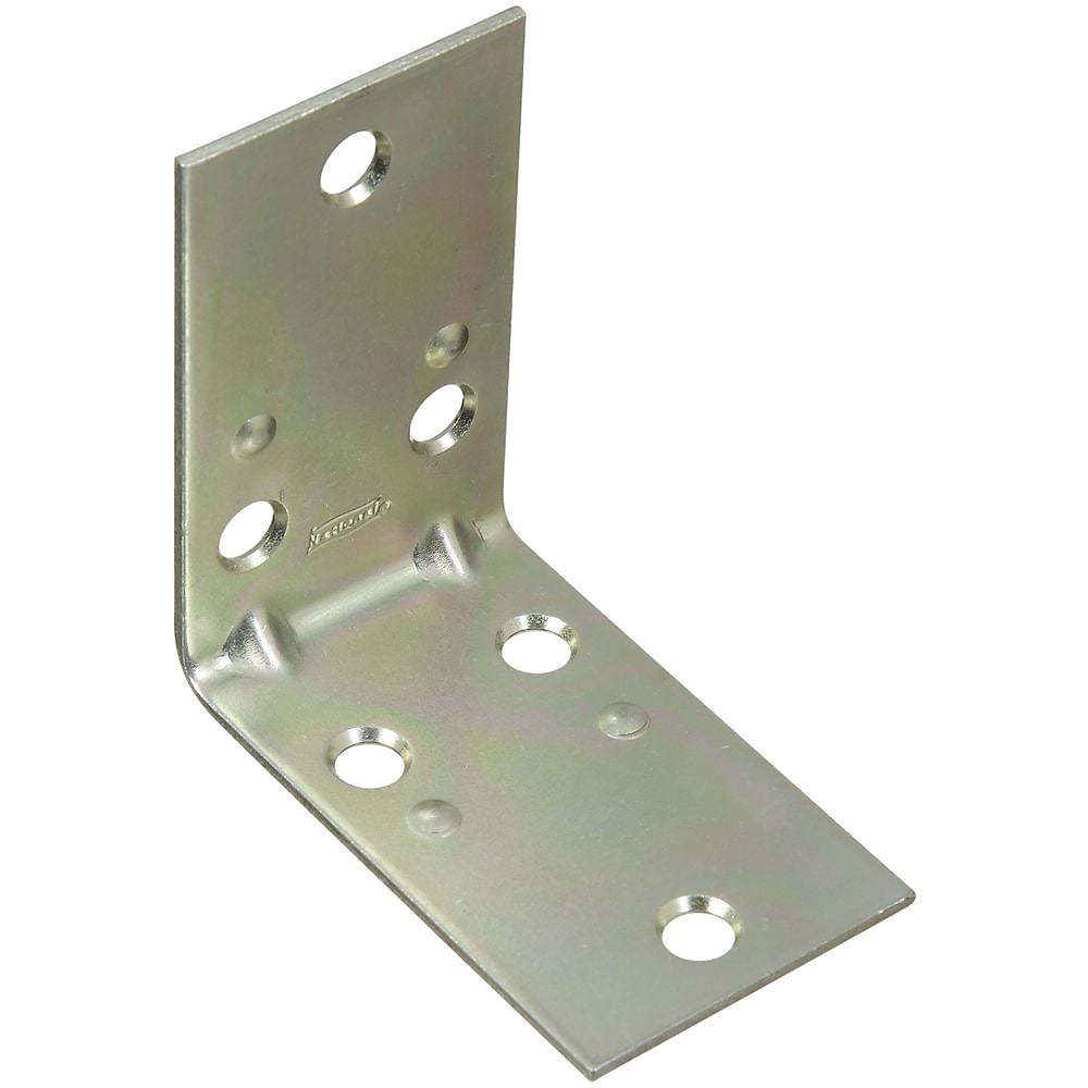 National Hardware N285-569 Double Wide Corner Brace, Zinc Plated, 2-1/2" x 1-1/2"