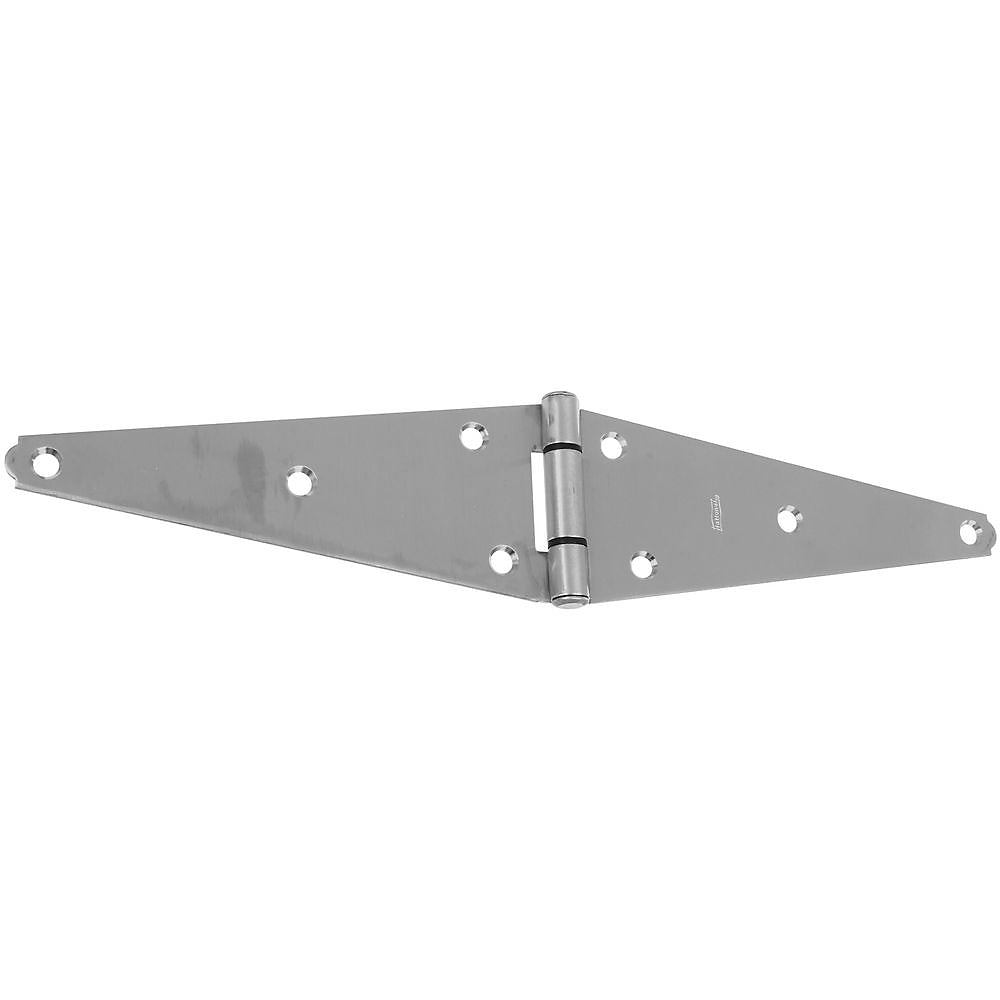 National Hardware N342-493 (V281) Heavy Strap Hinges, Stainless Steel, 8"